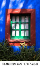 Close Up Of A Window In Frida Kahlo Museum