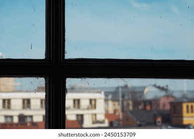 Close up of a windows 