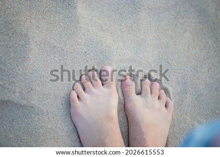 Similar – Image, Stock Photo sandpiper Flip-flops