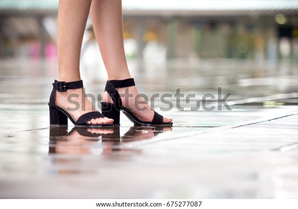 rainy heel sandals