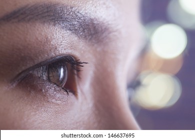 Close Up Of Woman's Eye, Side View