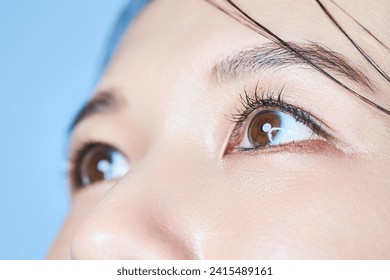 Close up of a woman's eyes - Powered by Shutterstock