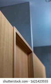 Close Up Of Wooden Joinery Around Door Frame