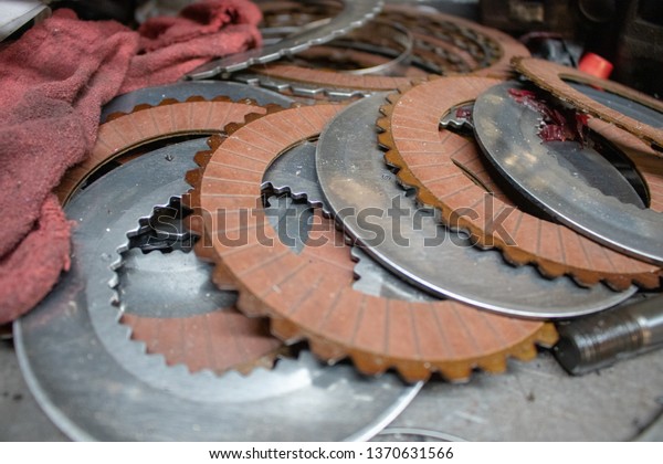 Close Work Bench That Consisted Transmission Stock Photo Edit Now