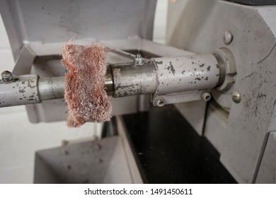 Close up of workshop machinery 