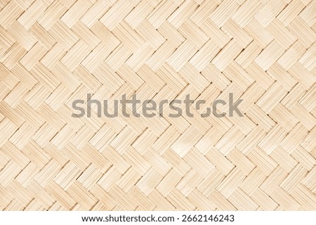 close up woven bamboo pattern texture background