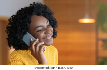 woman talking on phone