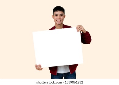 20,849 Asian Man Holding Sign Images, Stock Photos & Vectors 