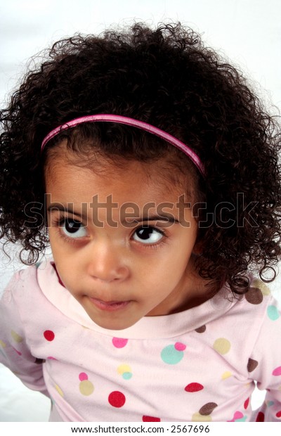 Close Young Toddle Girls Brown Eyes Stock Photo 2567696 | Shutterstock