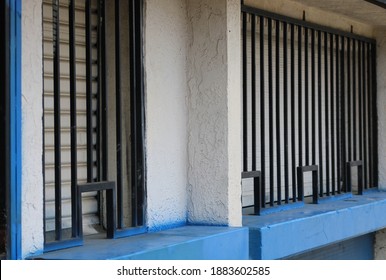 Closed And Barred Concession Stand