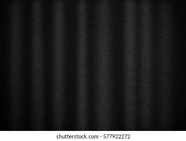 Closed black cloth curtain use for background