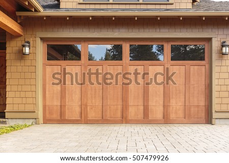 Similar – Image, Stock Photo Light brown facade of apartment building with graffiti, backyard in Berlin
