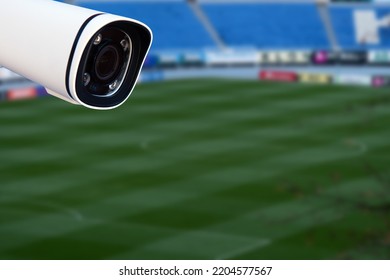 Closed Circuit Television Or Cctv Security System Observation At Stadium