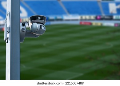 Closed Circuit Television Or Cctv Security System Observation At Stadium