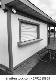 Closed Concession Stand At A Ballpark