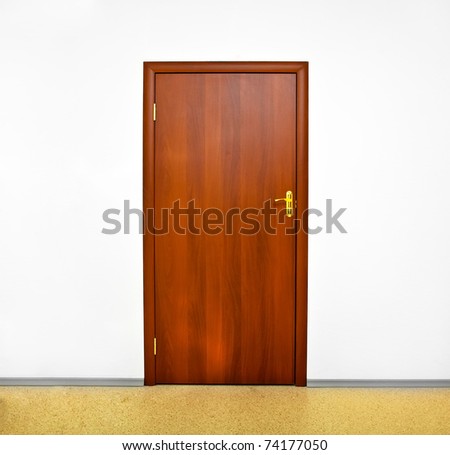 closed door
