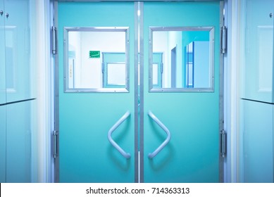 Closed Doors In The Operating Room