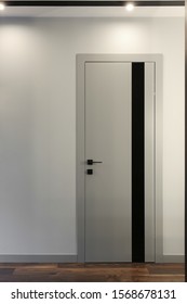 Closed Interior Door In A Modern Interior