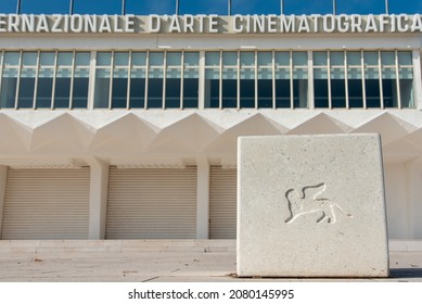 Closed Movie Theater of the Biennale Film Festival, Lido Island in Venice, Italy