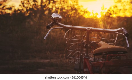 Closed up old bicycle