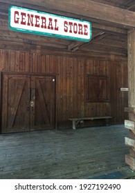 A Closed Old General Store In A Small Town In St. Augustine, Florida No Longer Open To The Public.