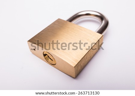 Closed padlock