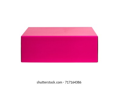 Closed Pink Box Paper Package Box Stock Photo 717164386 | Shutterstock