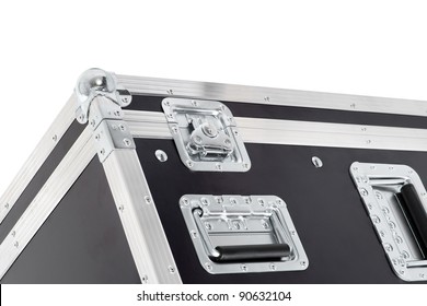 Closed Road Case Isolated On White Background