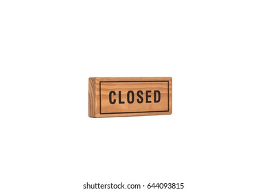 Closed sign