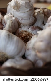 A Closer Look At Some Garlic Cloves 