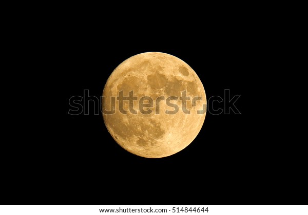 Closest supermoon, November 14, 2016. Full\
moon in the night, super detail of moon during autumn. Interesting\
astronomy phenomenon on the night\
sky.