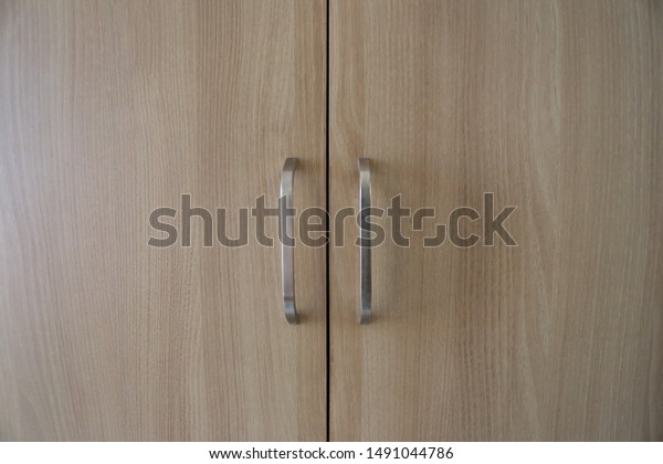 Closet Handle Wooden Wardrobe Design Your Stock Photo Edit Now