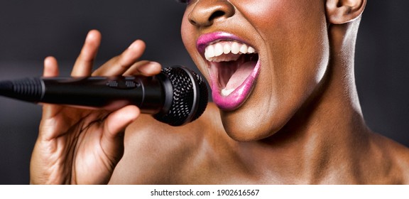 black people singing karaoke