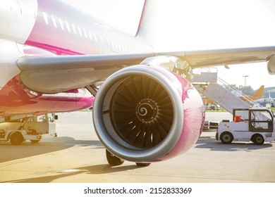 Close-up Of An Aircraft Engine