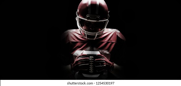 American Football Player Close Up Images Stock Photos Vectors Shutterstock