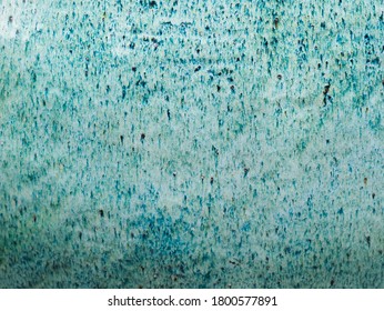 Close-Up aqua blue glazed asian ceramic jar texture. - Shutterstock ID 1800577891
