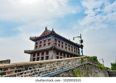 Close-up of the Arrow Tower of Shanhaiguan on the Great Wall of China - Powered by Shutterstock