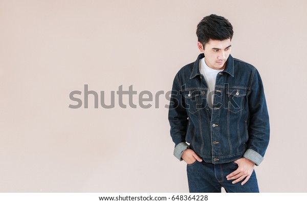 Closeup Asian Man Casual Outfits Standing Stock Photo 648364228 |  Shutterstock