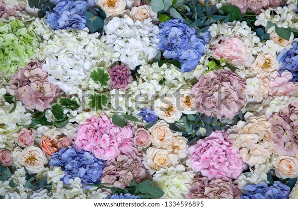 Closeup Background Wallpaper Fresh Flowers White Stock Photo Edit Now 1334596895