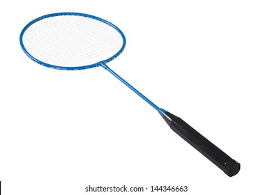 Close-up Of A Badminton Racket