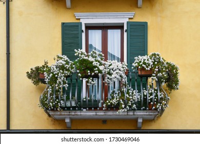 kronblad Bror Påhængsmotor balcony Full of Flowers" Images, Stock Photos & Vectors | Shutterstock
