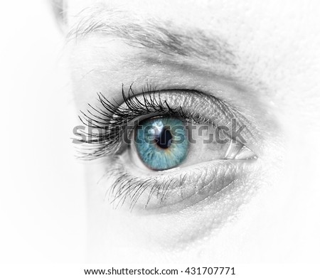 Similar – Image, Stock Photo fairy eyes Pupil Eyelash