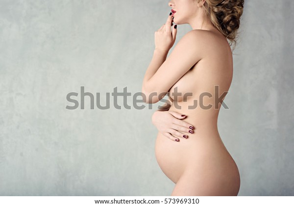 Free Unique Sexy Pregnant Nudes - Closeup Beautiful Pregnant Nude Lady Elegant Stock Photo ...