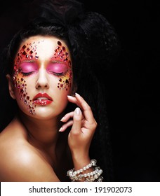 Sexy Model Woman Wearing Venetian Masquerade Stock Photo (Edit Now ...