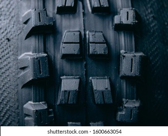 Closeup Of Bike Tyre Tread