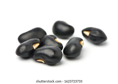 Close-up Black gram (Vigna mungo) on white background. - Shutterstock ID 1623723733