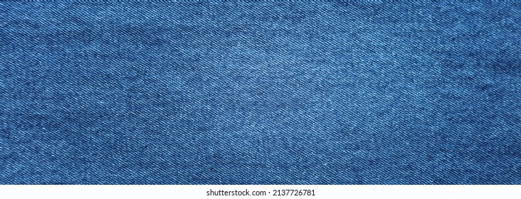 Close-up of blue denim jeans fabric texture background - Powered by Shutterstock