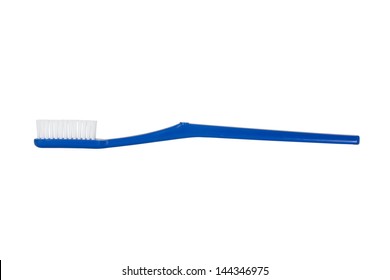 Close-up Of A Blue Toothbrush