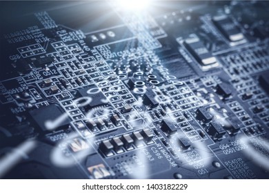 Close-up Board with binary code illustration - Powered by Shutterstock - Get 15% off with code: PIKWIZARD15