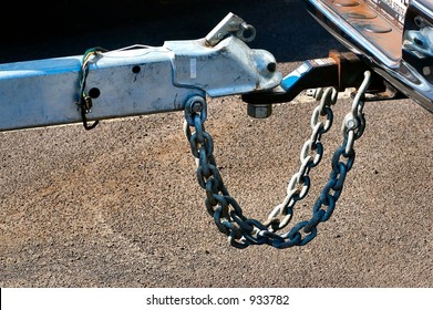 Close-up Of A Boat Trailer Hitch